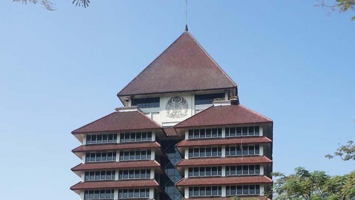 Gedung Rektorat Universitas Indonesia (UI) di Depok, Jawa Barat.