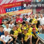 Puluhan Wartawan Ikuti Turnamen Tenis Meja Antarmedia di Pelita 15 Table Tennis Club Depok