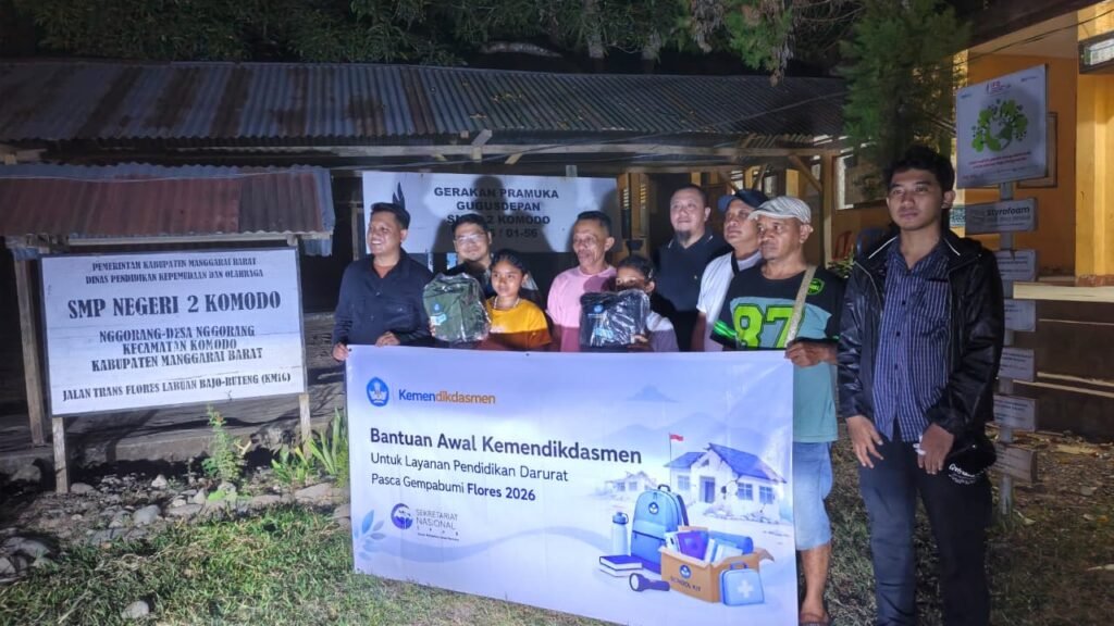 bantuan awal kemendikdsmen gempa ntt