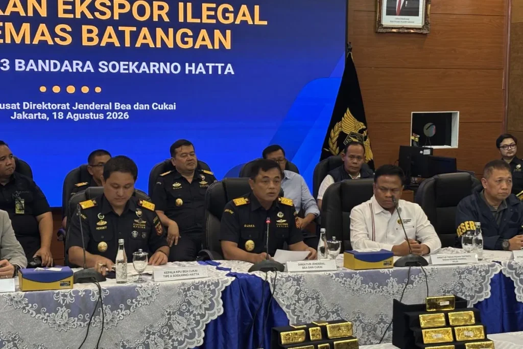 bea cukai selundupan emas 22 kg