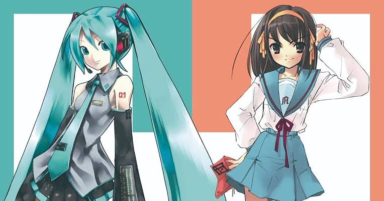 Haruhi Suzumiya Berkolaborasi dengan Hatsune Miku, Proyek Baru Segera Diumumkan. (Foto: Anime News Network).