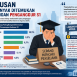 Data terbaru LPEM FEB UI menunjukkan bahwa sejumlah jurusan yang selama ini populer justru cukup banyak ditemukan di antara lulusan S1 yang menganggur.