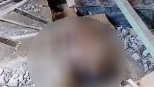 korban ibu kena gempa