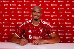 Liverpool resmi pinjam bek Uruguay Ronald Araujo dari Barcelona pada Selasa (11/8/2026). Liverpoolfc.com