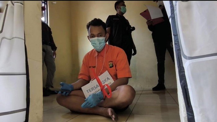 Saepul, tersangka kasus mutilasi pria K di Cipayung, Depok. (Foto: Istimewa)