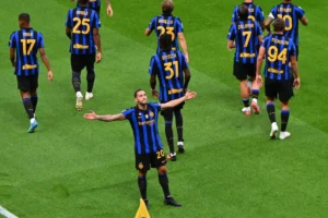 selebrasi pemain inter milan