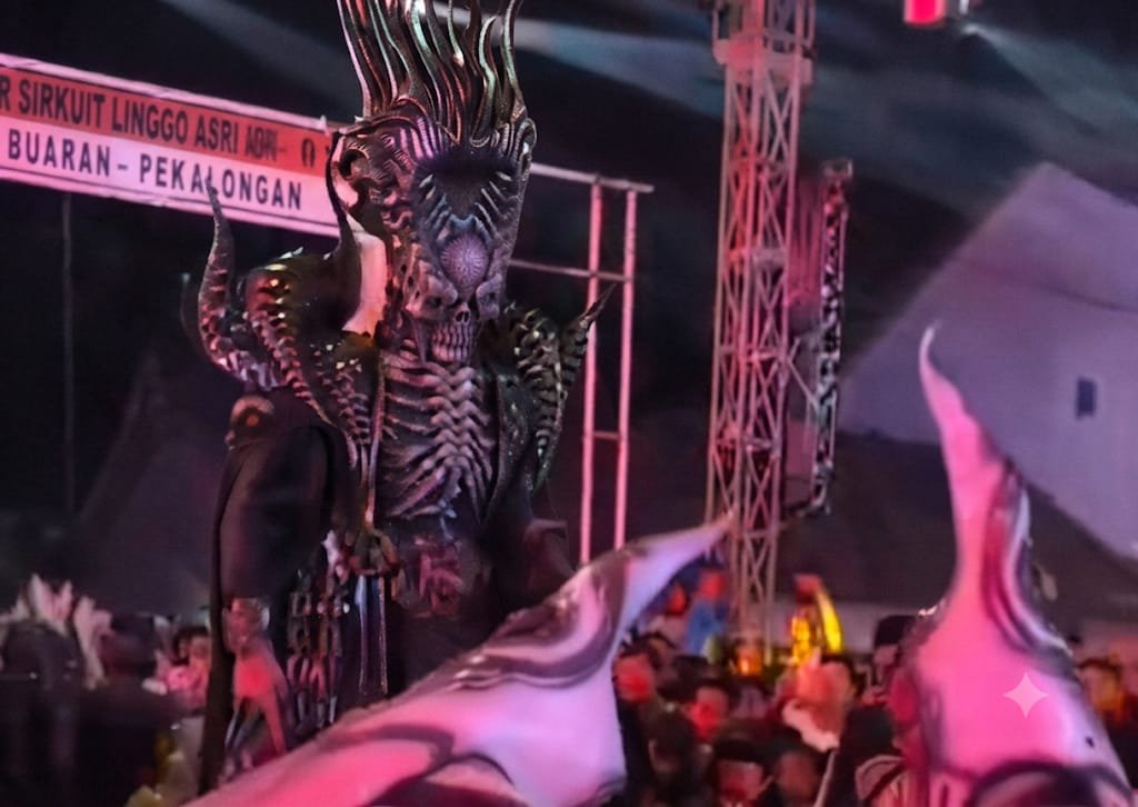 Diduga Bernuansa Satanic, Karnaval dalam Rangkaian Khitan Massal di Pekalongan Tuai Sorotan. (Foto; jateng.disway.id).