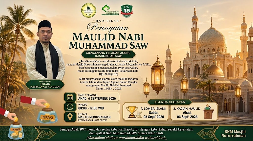 Foto Pengajian Maulid Nabi Muhammad SAW - 1