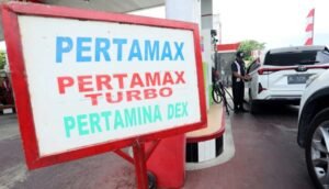 Foto SPBU Pertamina - Pertalite dan Pertamax