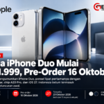 Harga iPhone Duo Mulai US$1.999, Pre-Order Dibuka 16 Oktober