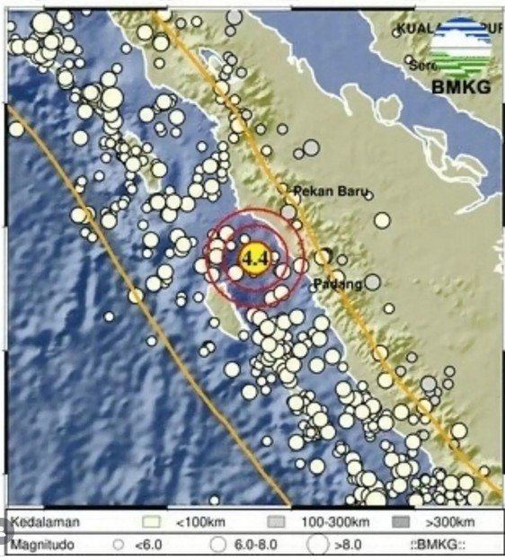 Gempa di Agam Sumatera