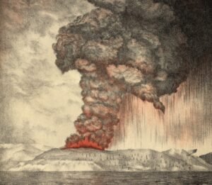 Sebelum Anak Krakatau, Ada Letusan Dahsyat 1883: Begini Kisah Krakatau yang Mengubah Dunia. (Foto: Wikipedia).