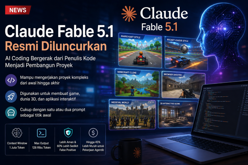 Peluncuran Claude Fable 5.1 - versi pertama