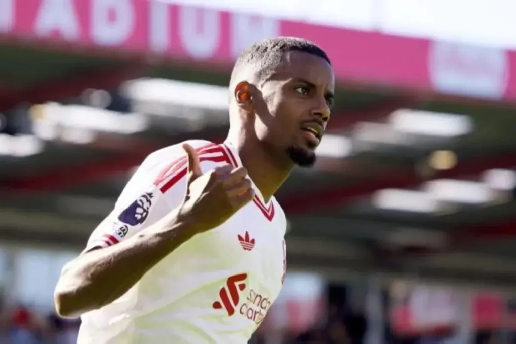alexander isak liverpool gol