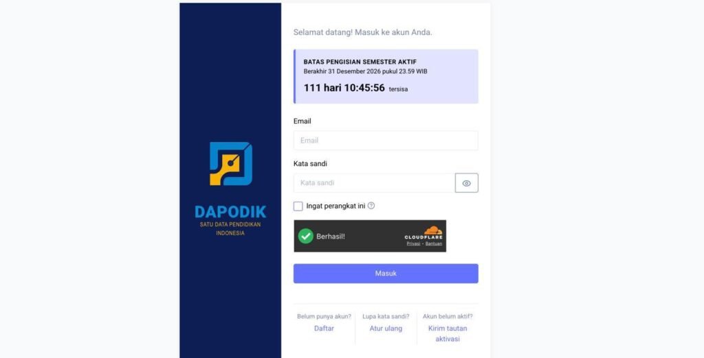 dapodik daftar