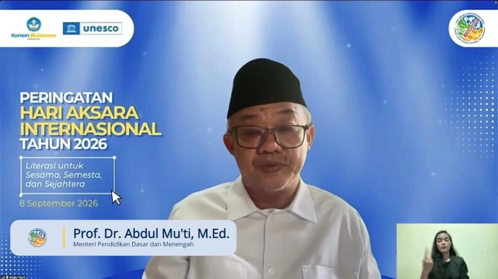 hari aksara internasional zoom muti