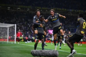 inter milan para pemain girang