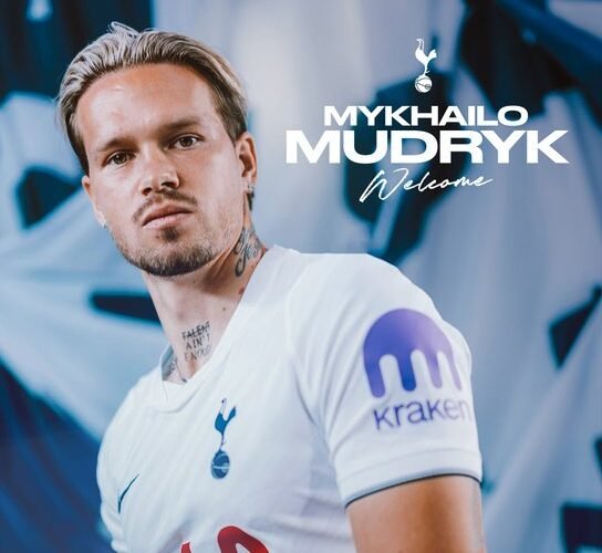 mudryk ke tottenham