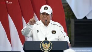 prabowo atlet asian games - sekretariat presiden