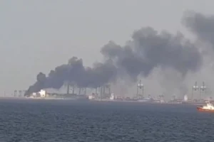 terminal kontainer terbakar tanjung priok