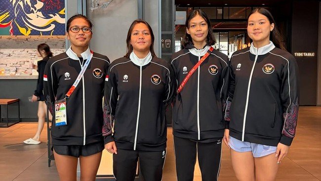 tim renang putri dok akuatik indonesia