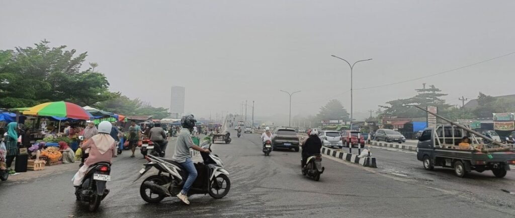 Asap Kebakaran Hutan di Pekanbaru