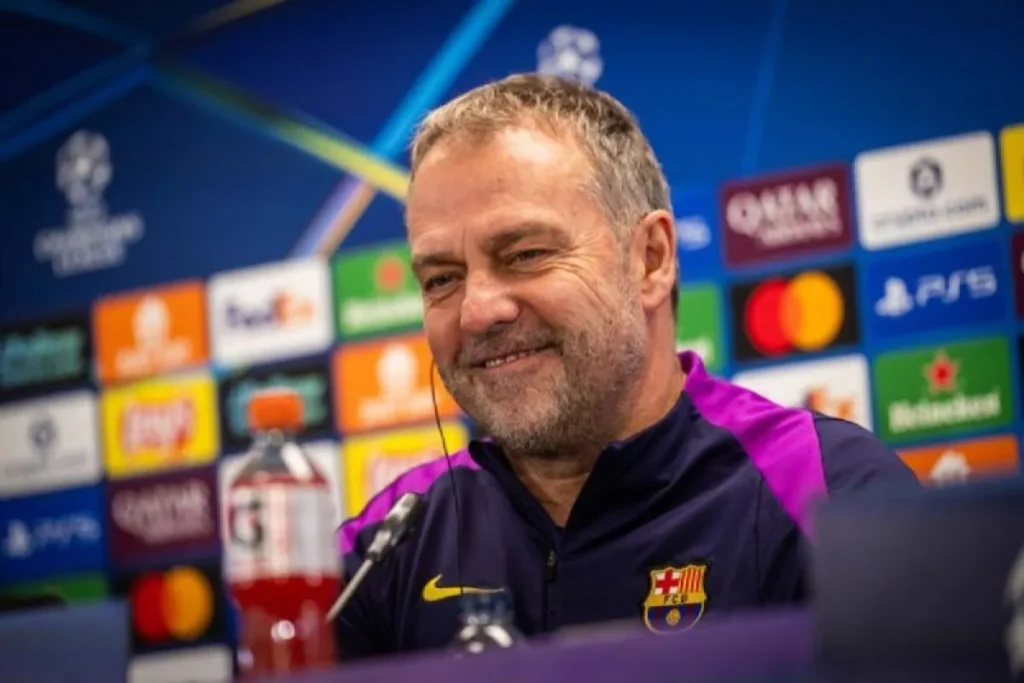 Flick senyum Barca
