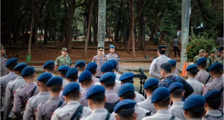 Foto Apel sebelum demo