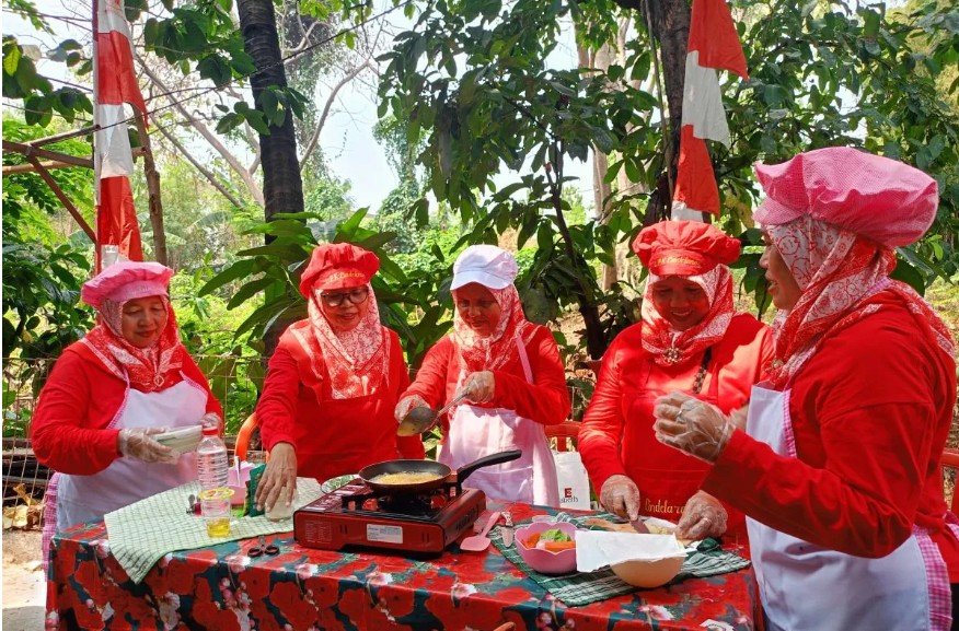 Foto Lomba kreasi makanan MBG