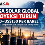 Harga Solar Global Diproyeksi Turun ke US$130–US$150 per Barel