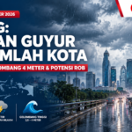 BMKG Prediksi Hujan di Sejumlah Kota, Waspadai Gelombang Laut 4 Meter