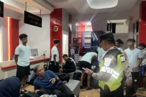 Kasus-perusakan-Persib-Bandung-Polres Batang