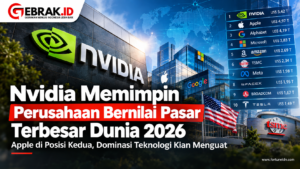 NVidia jadi Perusahaan nomor 1 Dunia