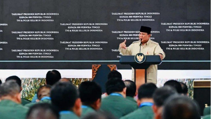 Presiden Prabowo beri Taklimat - 1