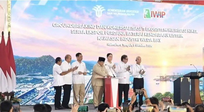Presiden Prabowo resmikan IWIP
