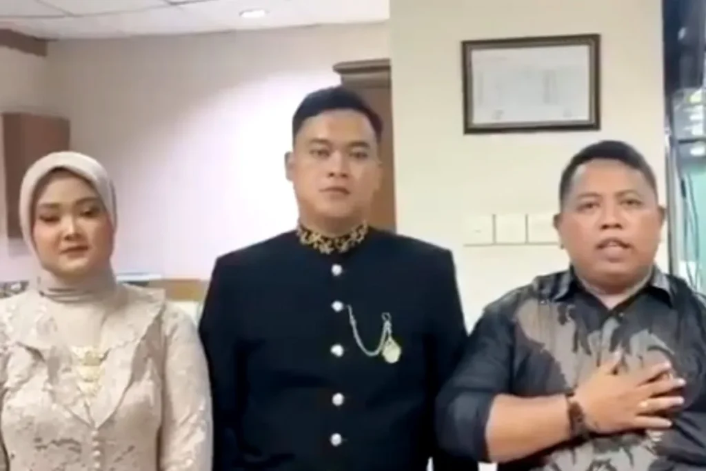 aan keluarga hajatan tuduh pelari