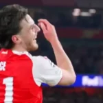 Declan Rice Selamatkan Arsenal dari Kekalahan di Markas Bayern Muenchen