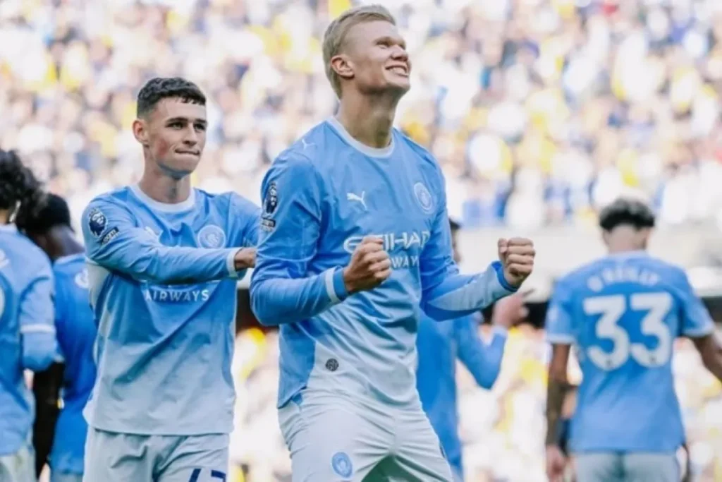 haaland man city gol