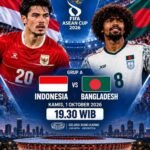 Link Live Streaming Indonesia Vs Bangladesh di FIFA ASEAN Cup 2026, Kick-off Pukul 19.30 WIB