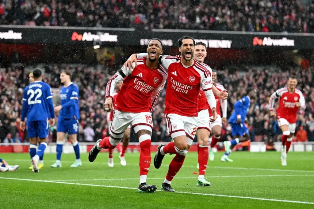 selebrasi enzri konsa arsenal
