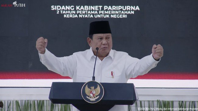 sidang kabinet 2 prabowo